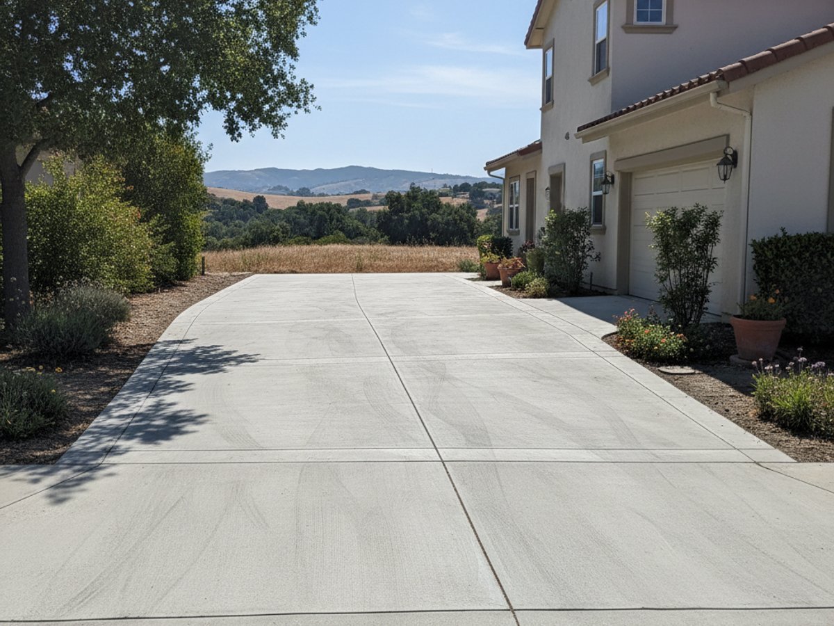Concrete Driveways completed by Primetime Concrete in Lynwood, CA